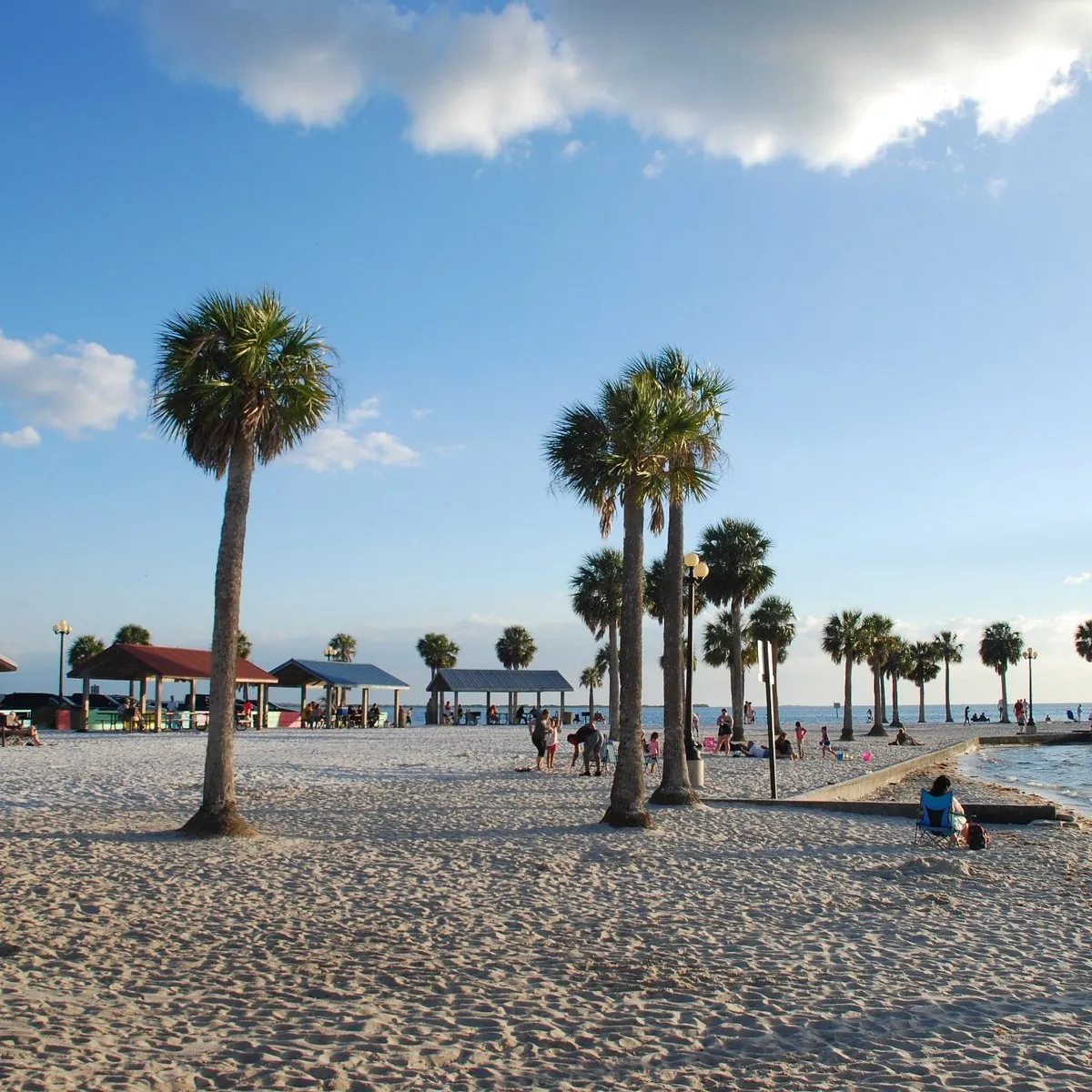 Gulf beaches and coastal towns